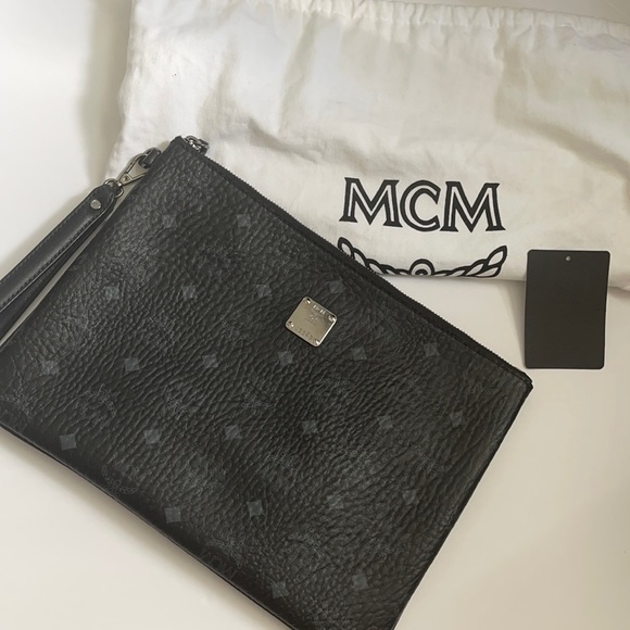 MCM Visetos Pouch/Wristlet - Picture 1 of 12